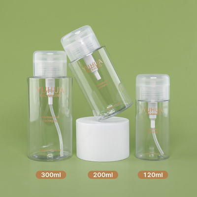 明確なプラスチックびんの除去剤の包装のびんの出版物ポンプ トナー12ml 200ml 300ml