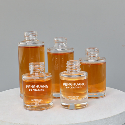 15ml 20ml 30ml 40ml 50mlの血清の点滴器のびんオイルの包装のガラス丸型