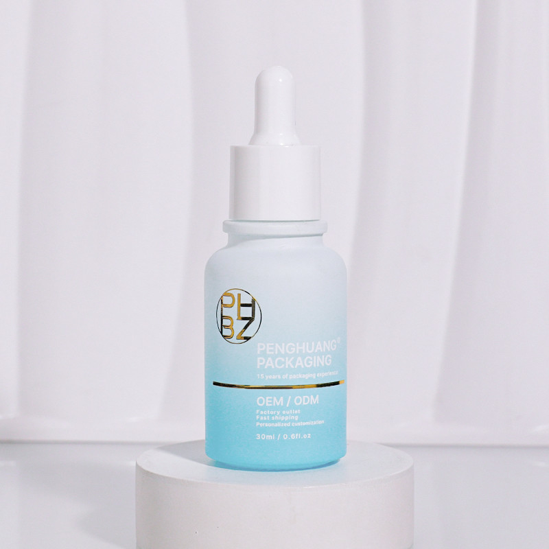 オーダーメイド 1oz 30ml ガラスの血清ドロッパーボトル 顔ケアオイルのロゴ