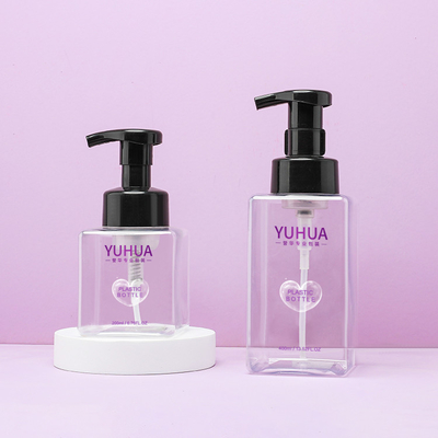 黒い泡ポンプ設計の250ml 400mlsquareの形の泡ポンプ プラスチックびん