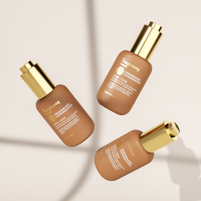 卸売最高のセラムドロッパーボトル 30ml エッセンシャルオイルガラスボトル プレスドロッパー付き
