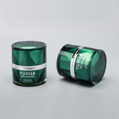 50G プラスチック 包装器 Luxuyr 空き アクリル プラスチック クリーム 蓋付き
