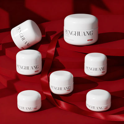 ホワイト/透明/カスタムガラスクリームジャー 贅沢なスキンケアラインに最適