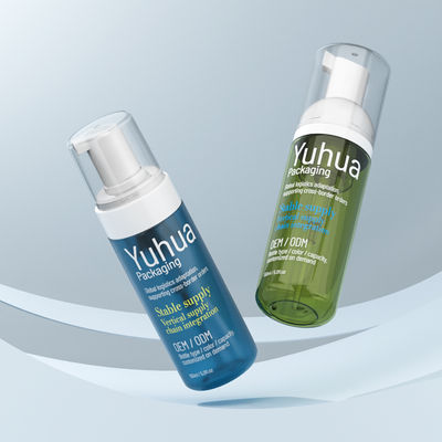 透明またはカスタムプラスチック泡ボトル ポンプキャップとシルクスクリーン印刷を備えた液体製品の耐久性のある再利用可能なパッケージ