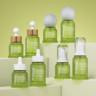 エッセンスオイルセラムボトル ホットスタンプリング印刷を特徴とする スタイリッシュな化粧品パッケージとスキンケア製品の魅力