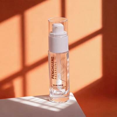 エッセンシャルオイル、美容液、化粧品用液体包装ソリューションに最適な、耐久性のあるガラス製スポイトボトル