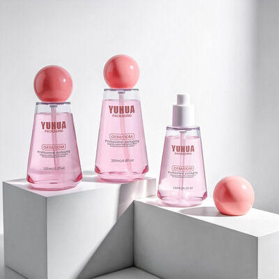 耐久性のあるプラスチック製ローションボトル、安全なスクリューキャップ付き。化粧水、クリーム、ヘアセラム、オイルに最適。すべての肌タイプに適しています。