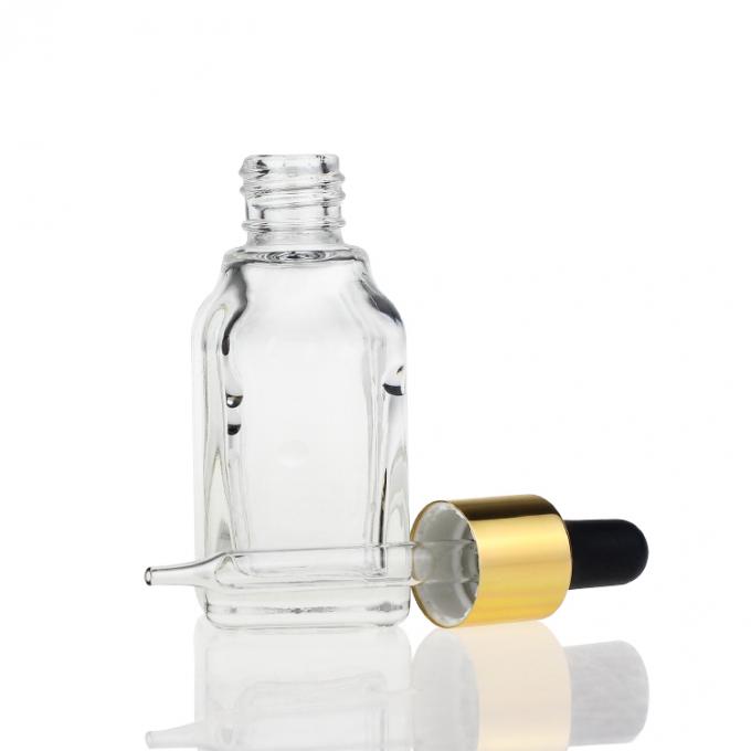 新しい設計点滴器が付いている明確な化粧品の包装の血清の贅沢な35mlガラス ビン