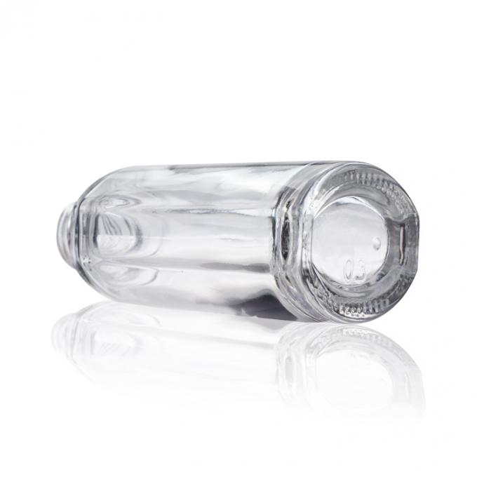構造のための金ポンプを搭載する贅沢な化粧品の包装40MLガラス ビンの基礎びん