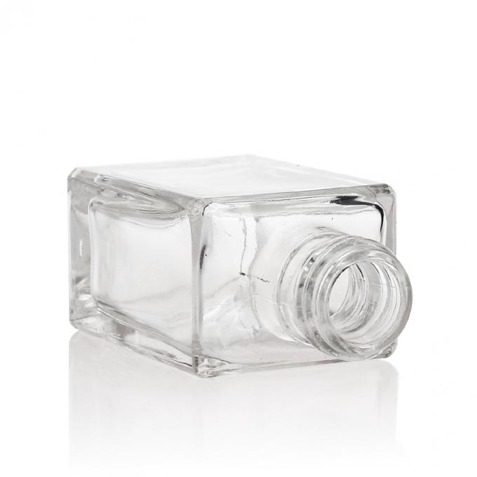 明確な化粧品の包装30ml正方形の基礎ローションのガラス ビン