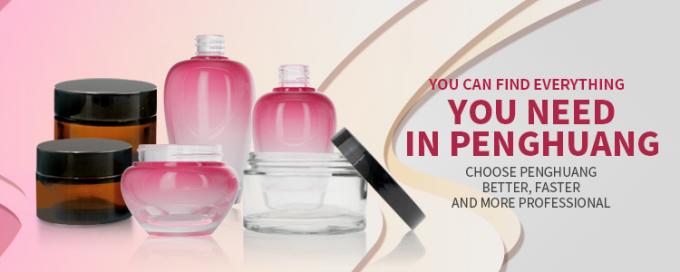 Skincareのための明確なガラス クリーム色の瓶のあたりの環境に優しい20g 30g 50gのクリーム色の化粧品の容器