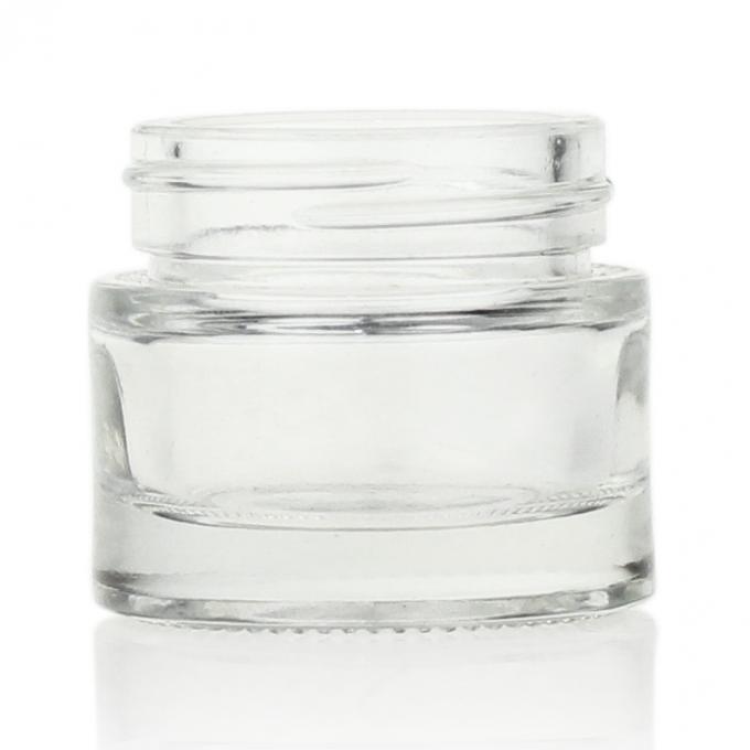 中国の空の化粧品の目のクリームの小さいガラス瓶10gを出荷するために用意しなさい