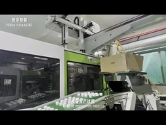 化粧品の包装セット タケ色ねじ帽子の黒のマット ガラスは50gを震動させる