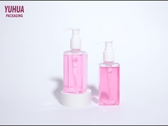 パーソナライズ可能な方形 125ml プラスチックポンプボトル ペット液体 ハンドソープボトル