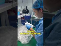 化粧品スポイトボトルの品質検査・梱包工程 |工場生産ビデオ